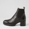 Shoes DJANGO & JULIETTE | Dunkan Black Suede Chelsea Boots