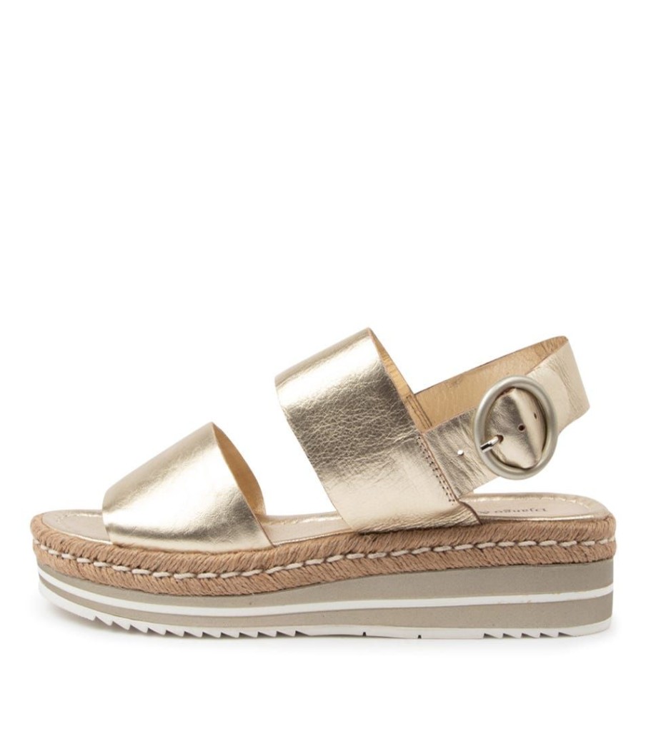 Shoes DJANGO & JULIETTE | Atha Pale Gold Leather