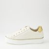 Shoes DJANGO & JULIETTE | Finni Ivory Gold Glam Patent Multi Sneakers