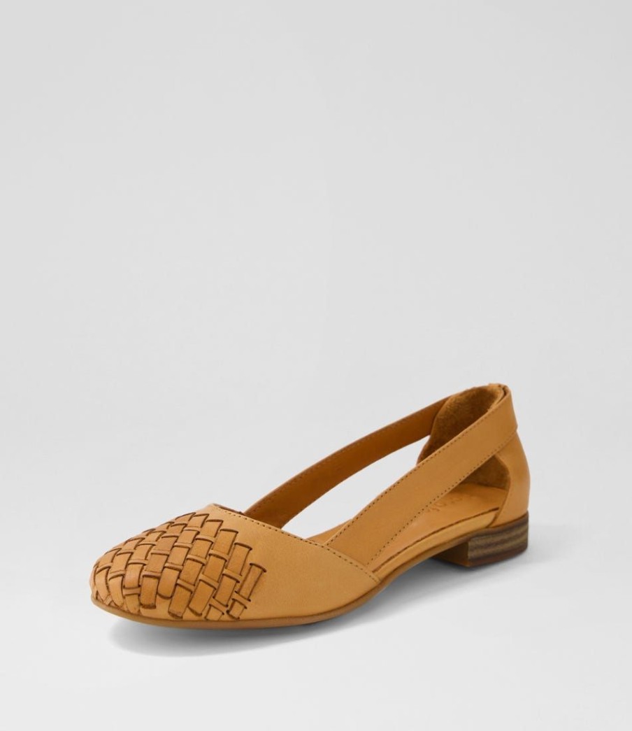 Shoes DIANA FERRARI | Roys Tan Leather Flat Shoes