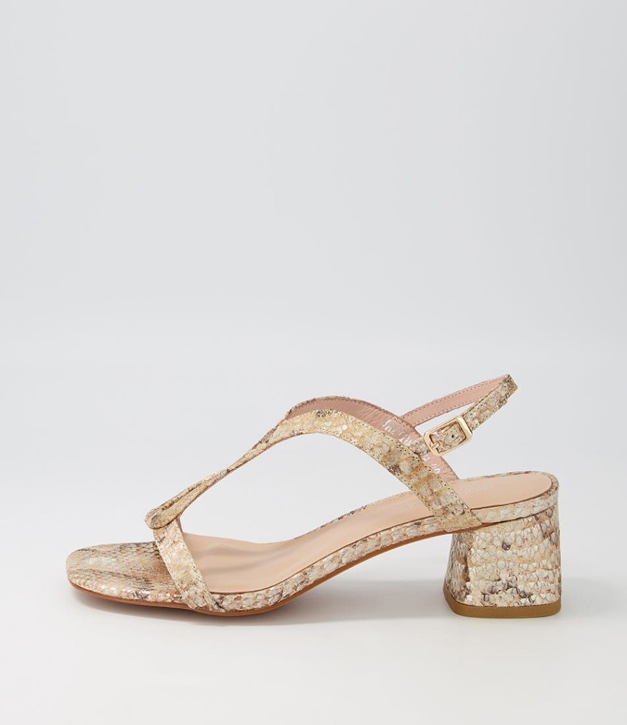 Shoes DIANA FERRARI | Jaztime Nude Snake Sandals