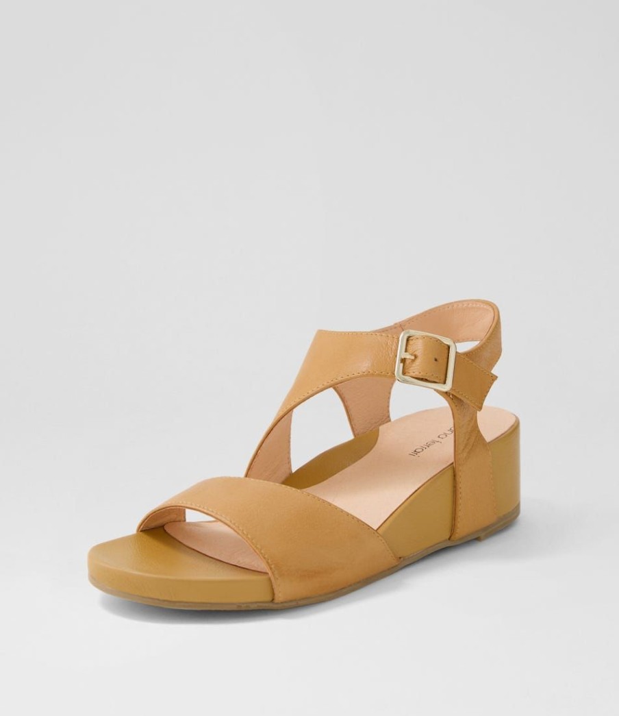 Shoes DIANA FERRARI | Tabias Dark Tan Leather Sandals