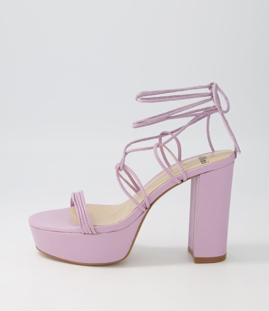 Shoes MOLLINI | Allieo Lilac Leather Sandals