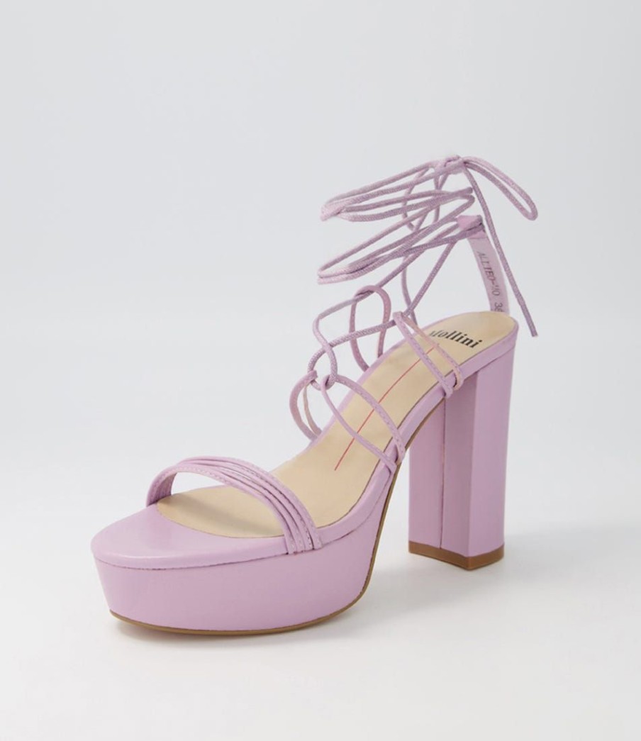 Shoes MOLLINI | Allieo Lilac Leather Sandals