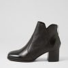 Shoes DJANGO & JULIETTE | Vascal Black Leather Ankle Boots