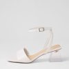 Shoes DJANGO & JULIETTE | Rolo White Leather Sandals