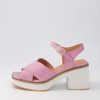 Shoes DJANGO & JULIETTE | Jemi Pink Leather Sandals