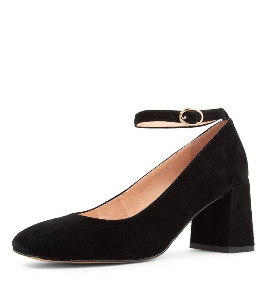 Shoes MOLLINI | Tender Black Suede Heels