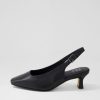 Shoes ZIERA | Oviedos Xw Black Leather Heels