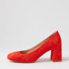 Shoes MOLLINI | Ted Orange Suede Heels