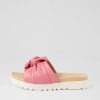 Shoes ZIERA | Nulla Xw Pretty Pink Leather Slides