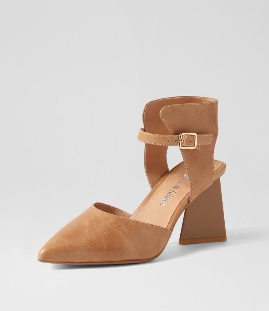 Shoes DJANGO & JULIETTE | Henryk Tan Leather Heels