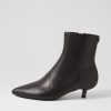 Shoes MOLLINI | Cemila Black Leather Ankle Boots