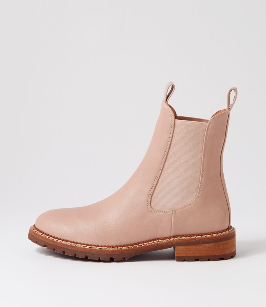 Shoes MOLLINI | Roccom Mushroom Leather Ankle Boots