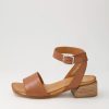 Shoes EOS | Sariah Brandy Leather Sandals