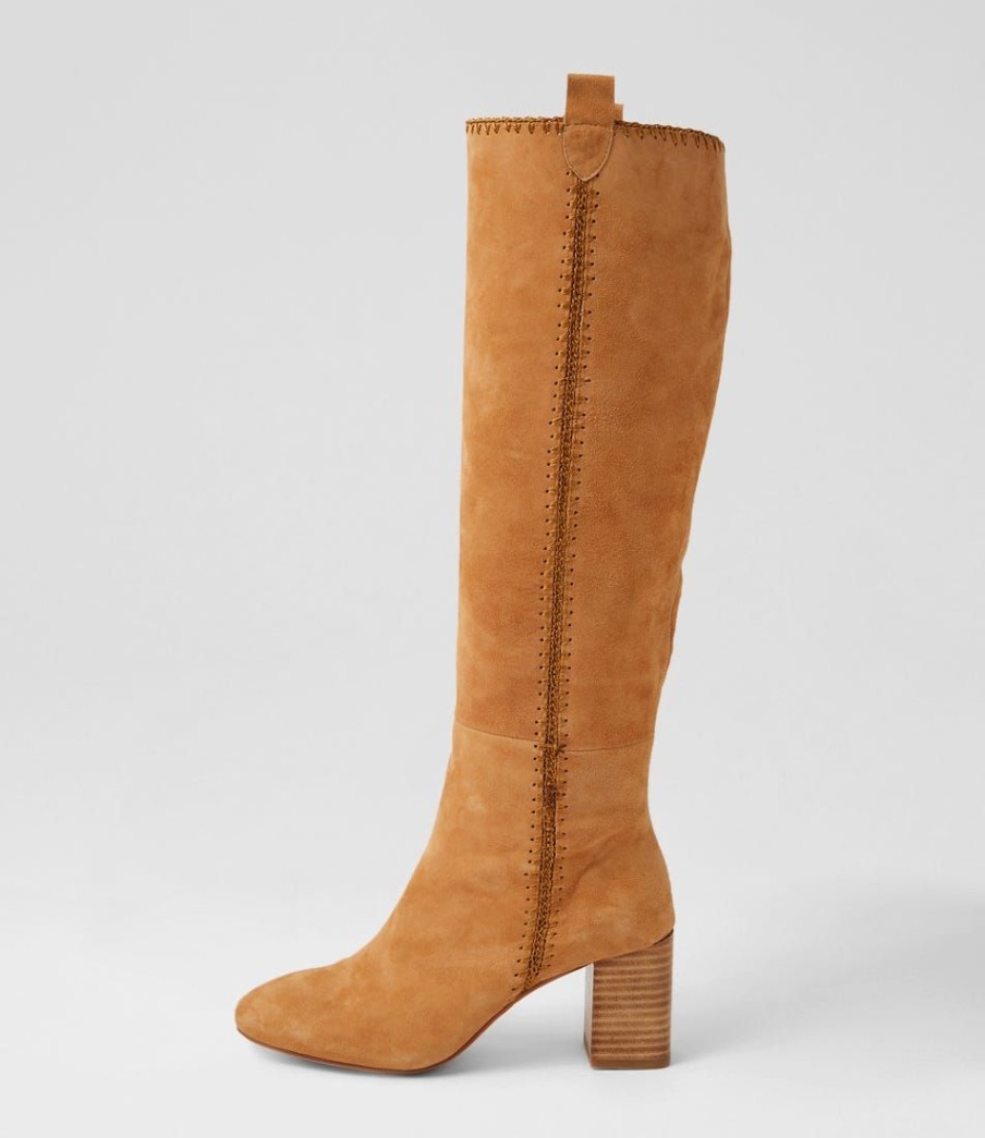 Shoes MOLLINI | Skyla Desert Suede Knee High Boots