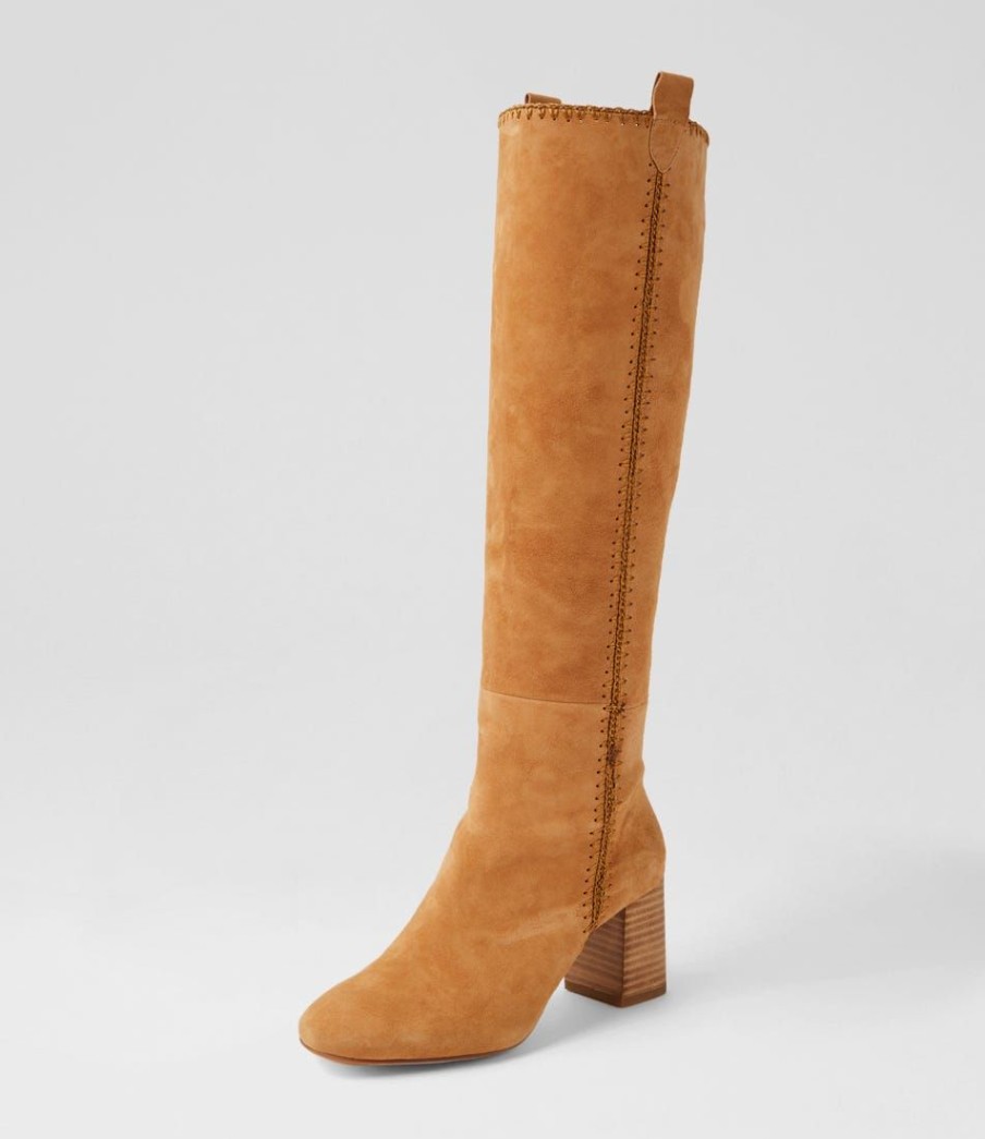 Shoes MOLLINI | Skyla Desert Suede Knee High Boots