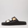 Shoes TOP END | Redding Black Leather Slides