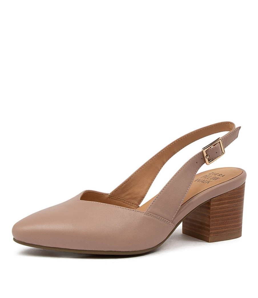 Shoes ZIERA | Veera Xw Blush Leather Heels