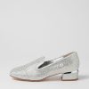 Shoes DJANGO & JULIETTE | Gallosy Silver Petrol Leather Heels