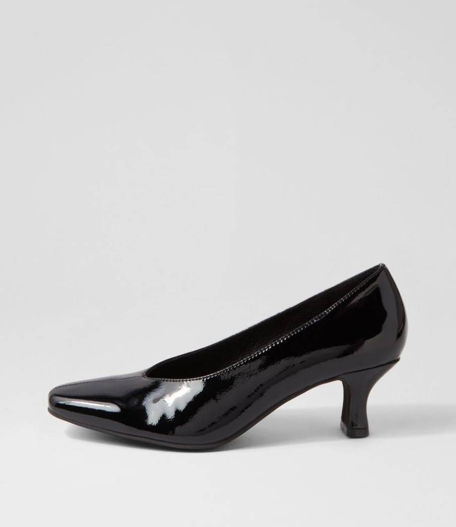 Shoes DJANGO & JULIETTE | Chese Black Patent Leather Pump Heels