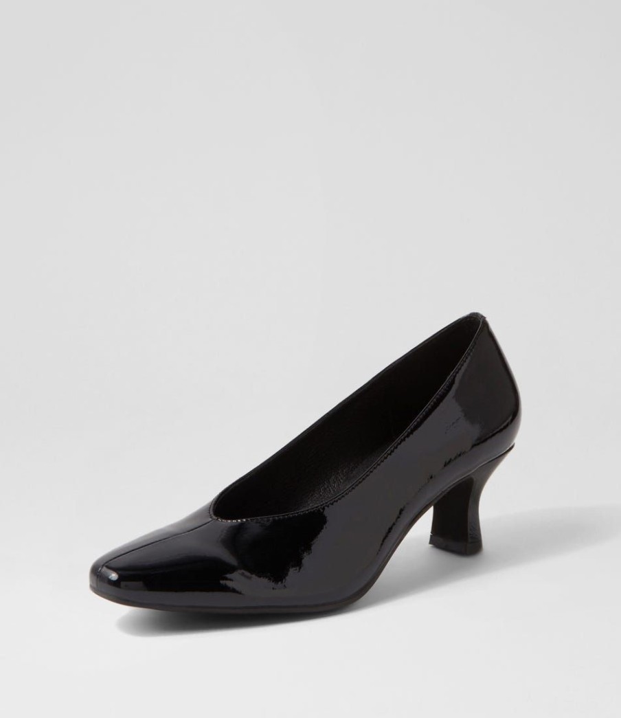 Shoes DJANGO & JULIETTE | Chese Black Patent Leather Pump Heels