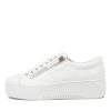 Shoes DJANGO & JULIETTE | Wolfie White Leather Sneakers Ws