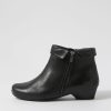 Shoes ZIERA | Cathal Xw Black Leather Ankle Boots