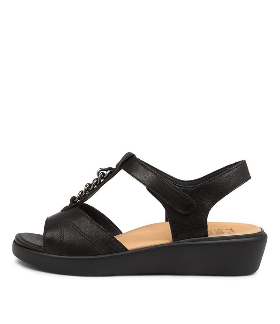 Shoes ZIERA | Milena W Black Leather