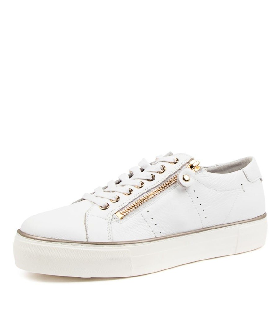 Shoes DJANGO & JULIETTE | Froggy White Leather