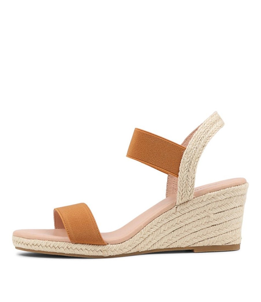 Shoes DIANA FERRARI | Jeppattie Cinnamon Elastic Espadrilles