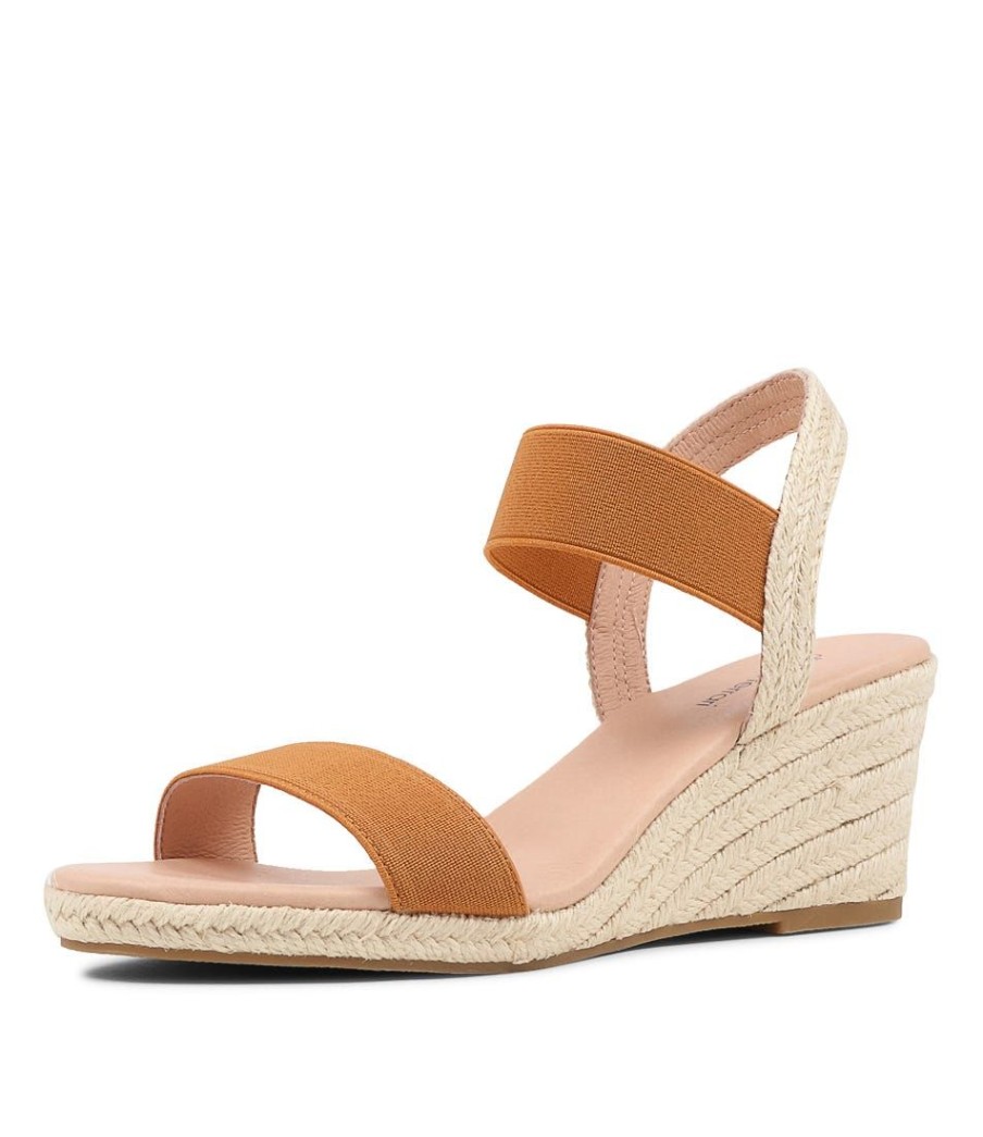 Shoes DIANA FERRARI | Jeppattie Cinnamon Elastic Espadrilles