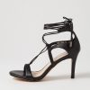 Shoes TOP END | Norinne Black Leather Sandals