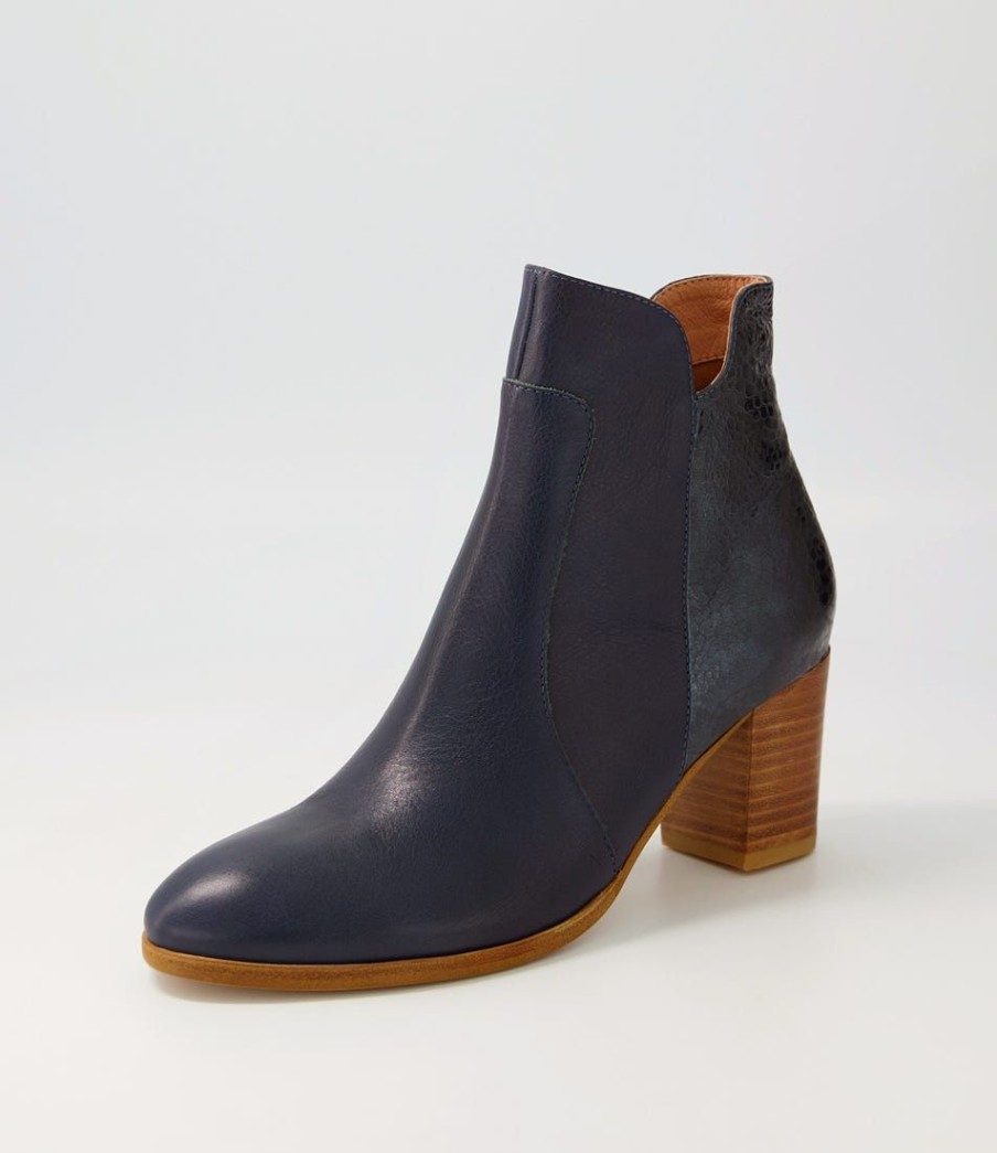 Shoes DIANA FERRARI | Dannii Blue Multi Ankle Boots