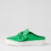 Shoes DJANGO & JULIETTE | Lotter Bright Emerald Leather Patent Sneakers