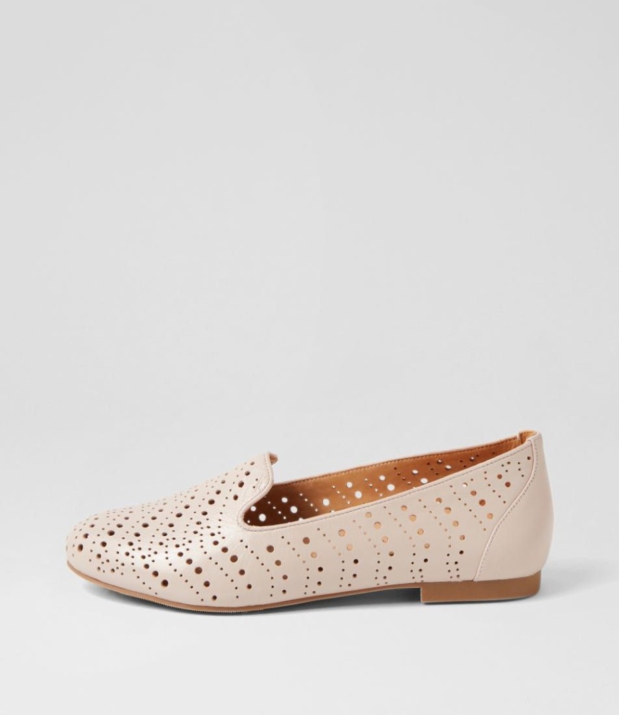 Shoes ZIERA | Calbert Xf Dusty Pink Leather Loafers