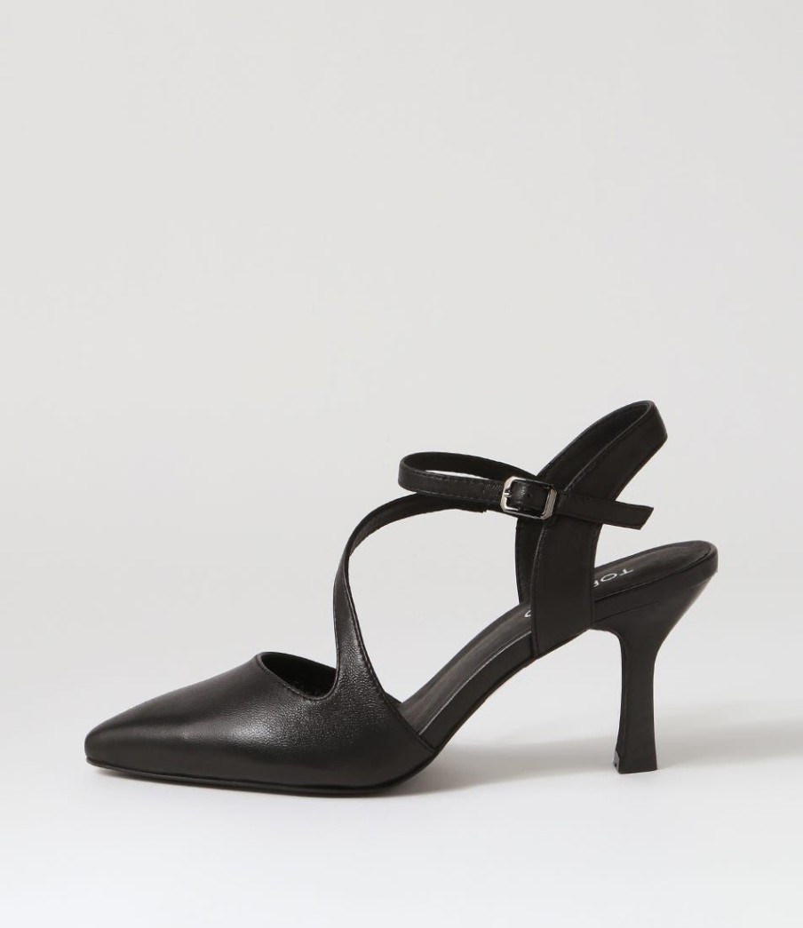 Shoes TOP END | Lukka Black Leather Heels