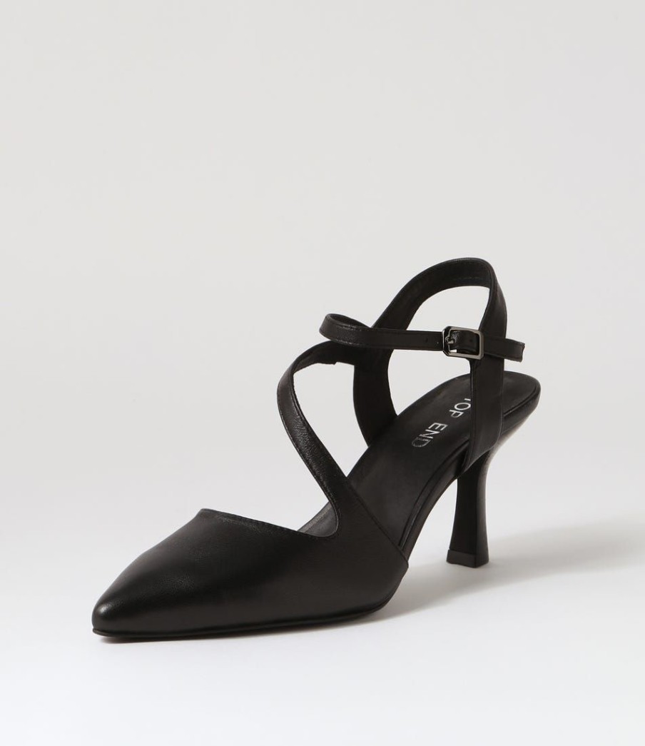 Shoes TOP END | Lukka Black Leather Heels