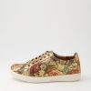 Shoes DJANGO & JULIETTE | Durst Vintage Metal Floral Leather Sneakers