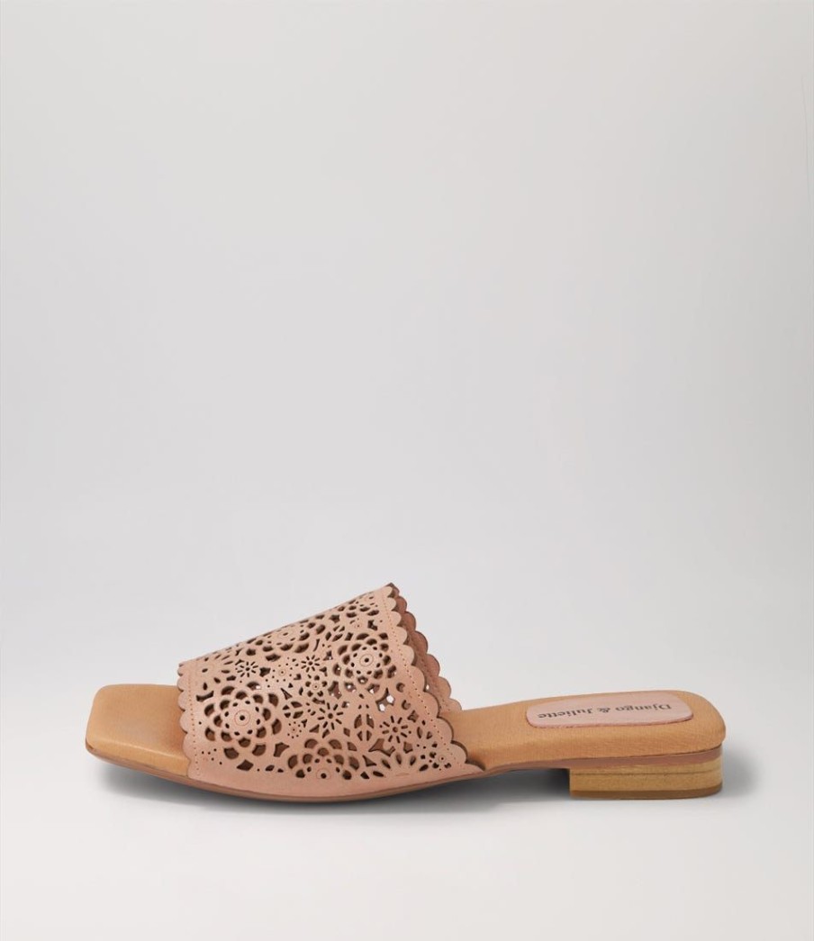 Shoes DJANGO & JULIETTE | Padore Blush Leather Slides