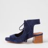 Shoes DJANGO & JULIETTE | Faas Navy Suede Sandals