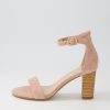 Shoes MOLLINI | Gessie Nude Natural Heel Suede Sandals