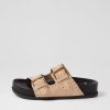 Shoes MOLLINI | Cafe Stone Suede Slides