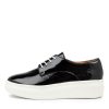 Shoes ROLLIE | Derby City I Black Patent Leather Sneakers