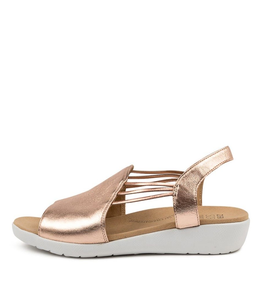 Shoes ZIERA | Udhays W Rose Gold Lea-El