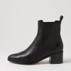 Shoes MOLLINI | Simmons Black Leather Chelsea Boots