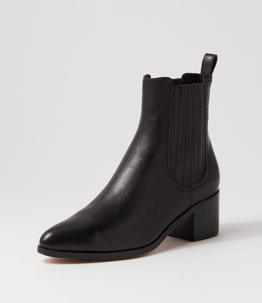 Shoes MOLLINI | Simmons Black Leather Chelsea Boots