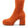 Shoes MOLLINI | Otto Rust Stretch Microsuede Ankle Boots