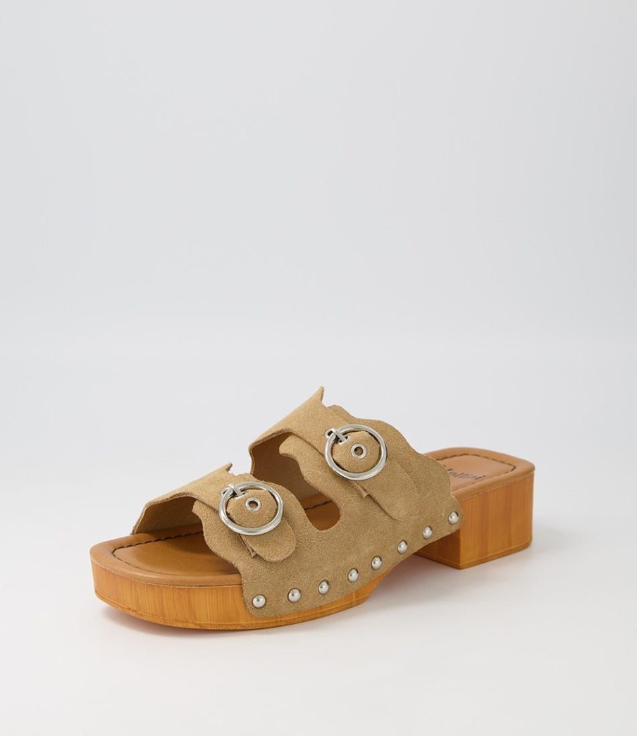 Shoes MOLLINI | Layce Camel Suede Sandals