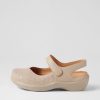 Shoes ZIERA | Allows Xw Almond Leather Flat Shoes